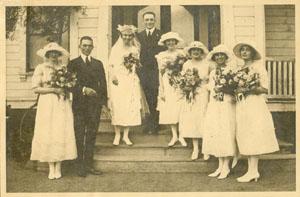 Wedding photo circa 1917