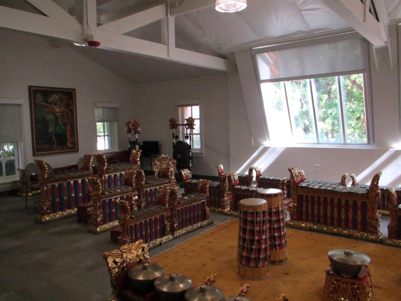 Balinese Gamelan rehearsal space in Rembrandt