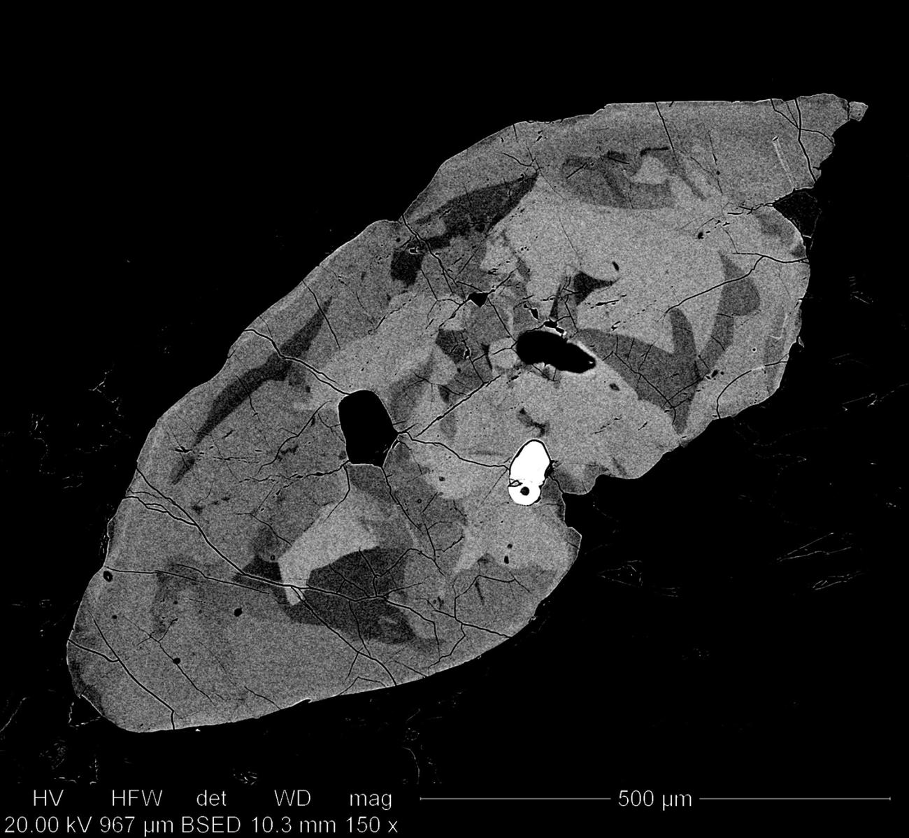 Titanite SEM image