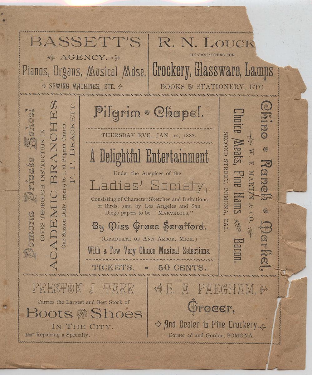 Pilgrim Chapel Program