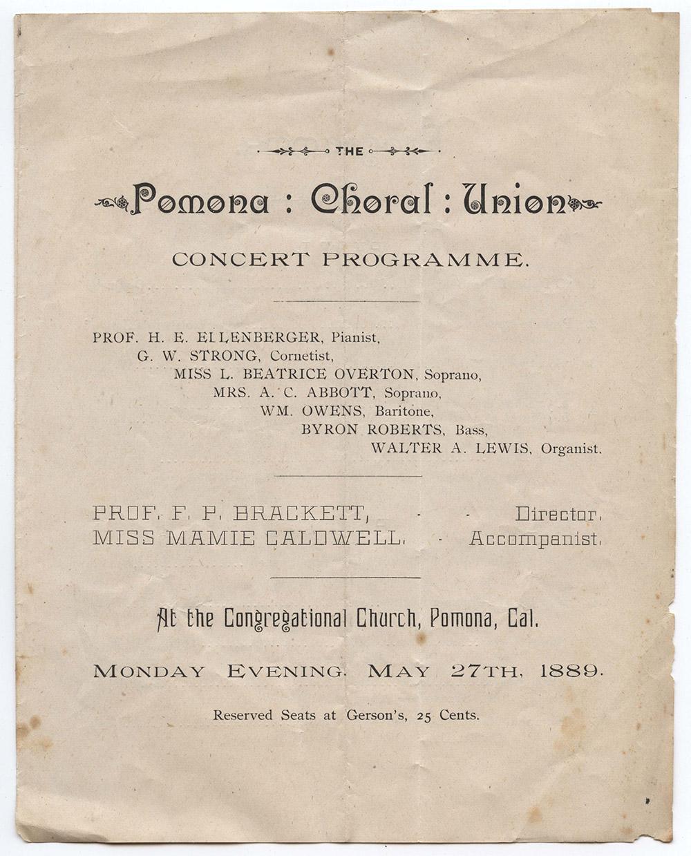 Choral Union Concert