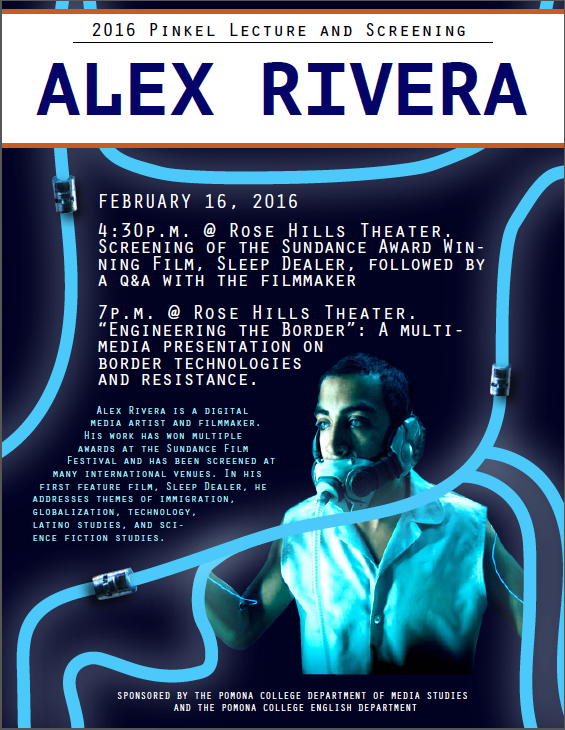 Alex Rivera Lecture Poster