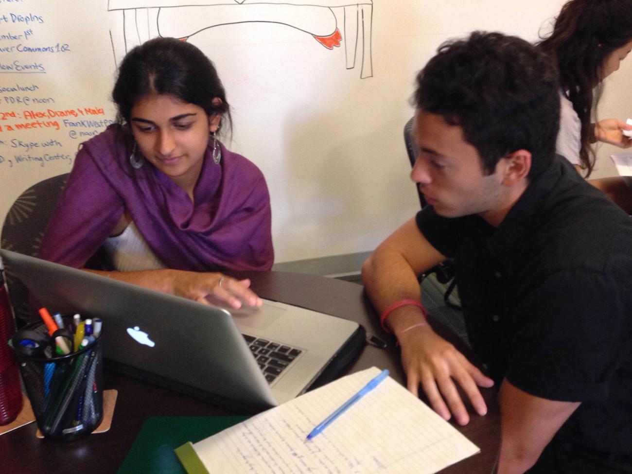 Meeting in the Writing Center