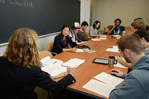 Students in a classroom