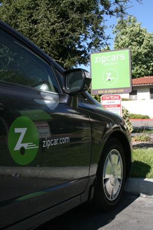 zipcar parked