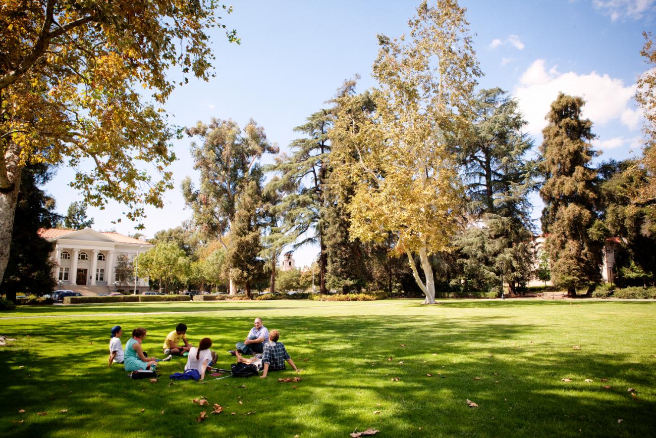 Students on Marson Quad