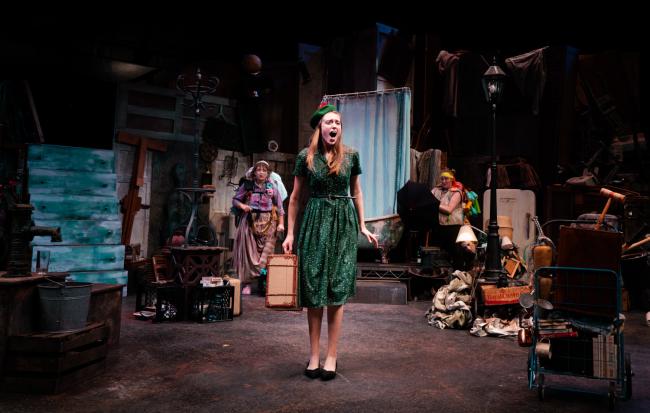 Student theatre is a vibrant part of campus life. Pictured here is a production of Eurydice by Sarah Ruhl performed in Seaver Theatre.