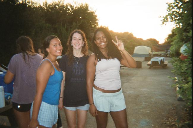 Three students in a photo