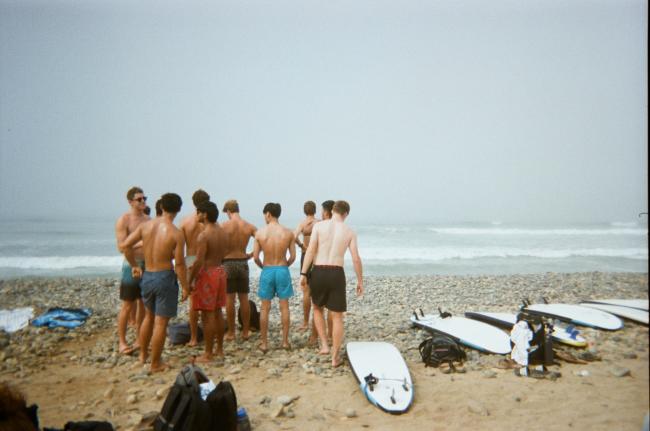 Boys on the beach
