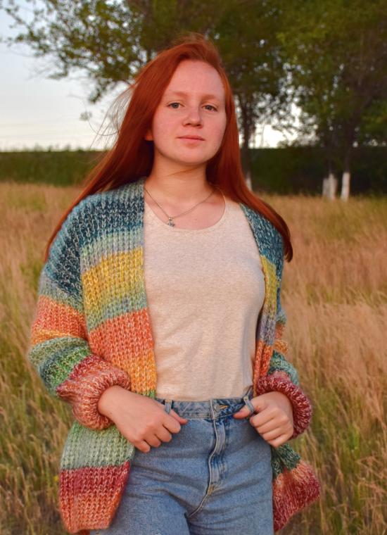 Russian Language Resident standing in a field