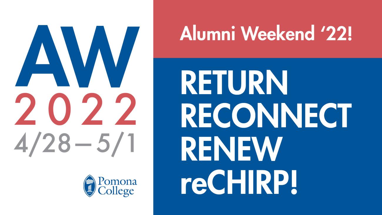 Alumni Weekend 2022 Return Reconnect Renew Rechirp
