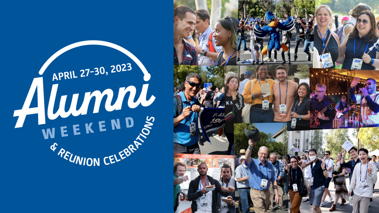 Alumni Weekend & Reunion Celebrations April 27 through 30, 2023