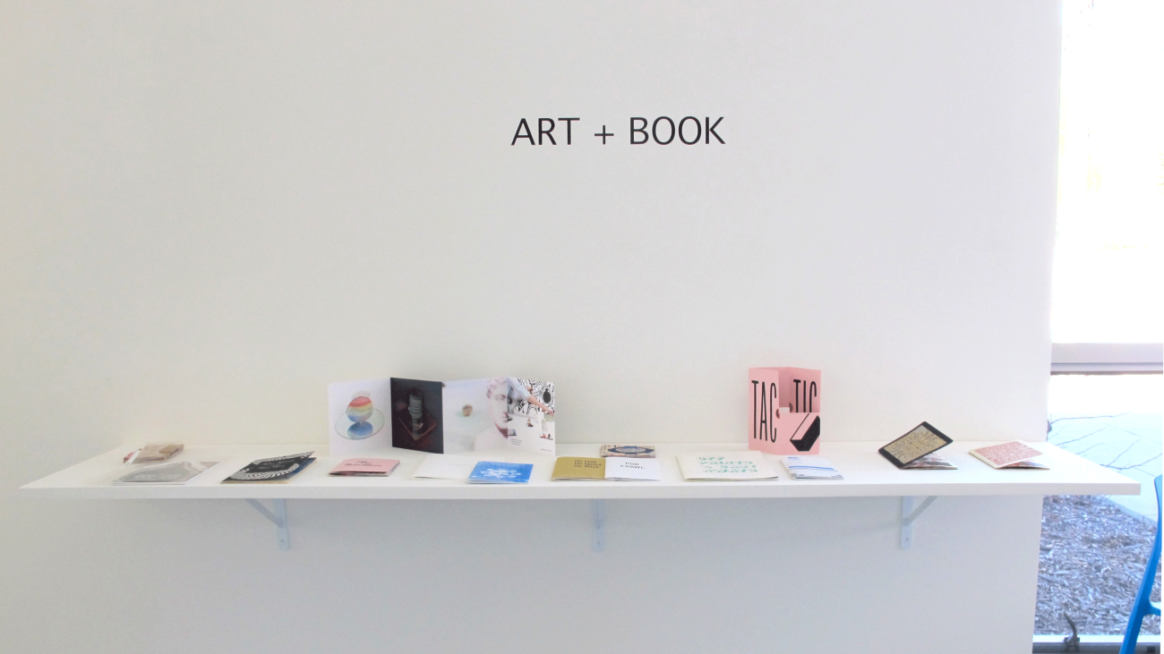 Art + Book install view