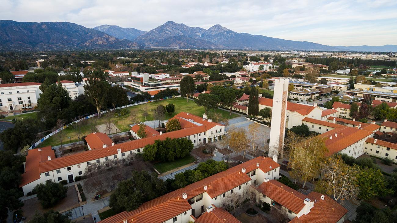 Pomona College Aerial View