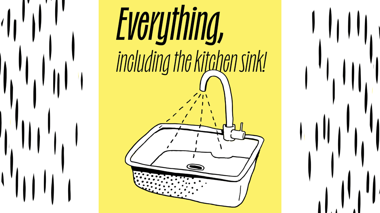 Everything, including the kitchen sink! Flyer