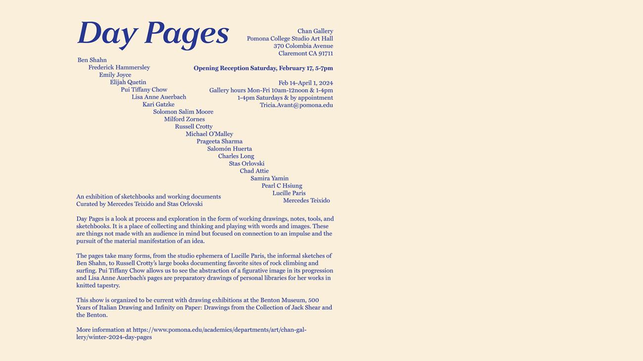 Day Pages announcement