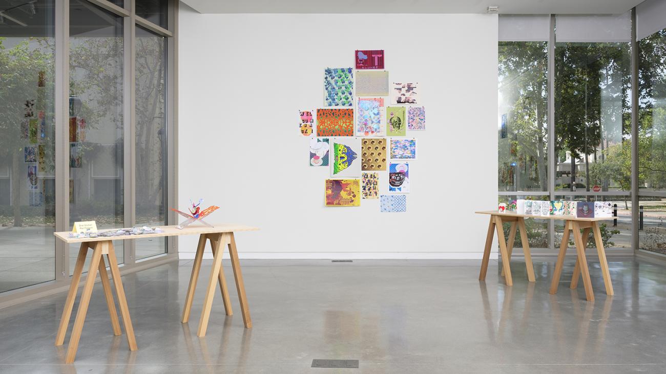 Install view of From the Desk of