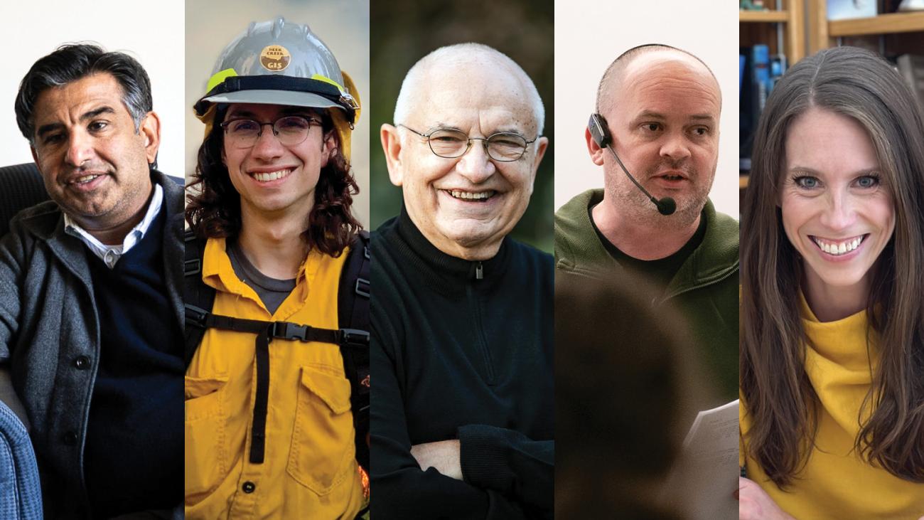 Images of the five guests on Sagecast