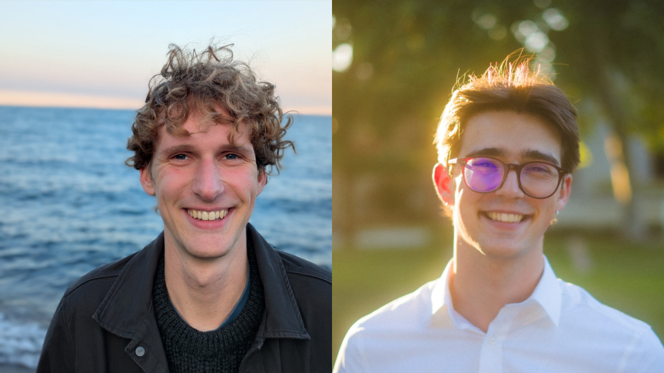 Haakon Pihlaja ’25 and Gabriel Schuhl ’25