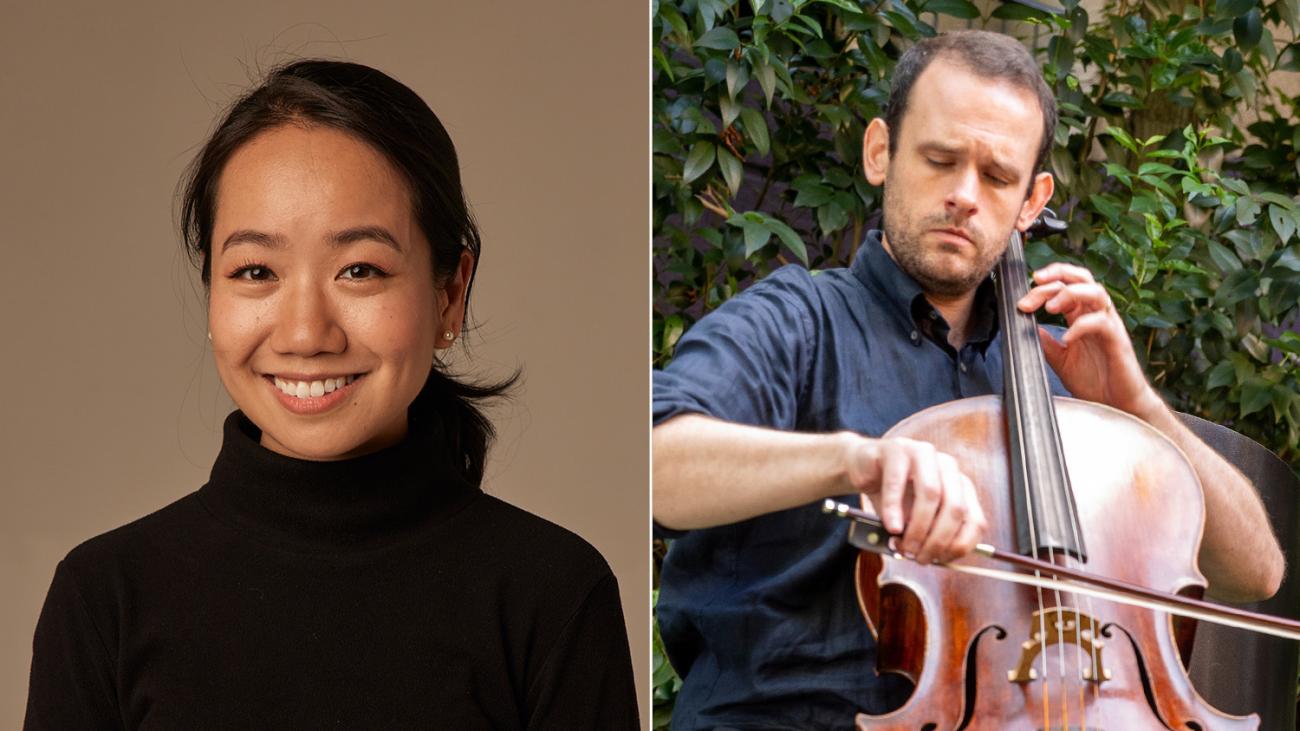 Two headshots: Rosa Li and Warren Hagerty
