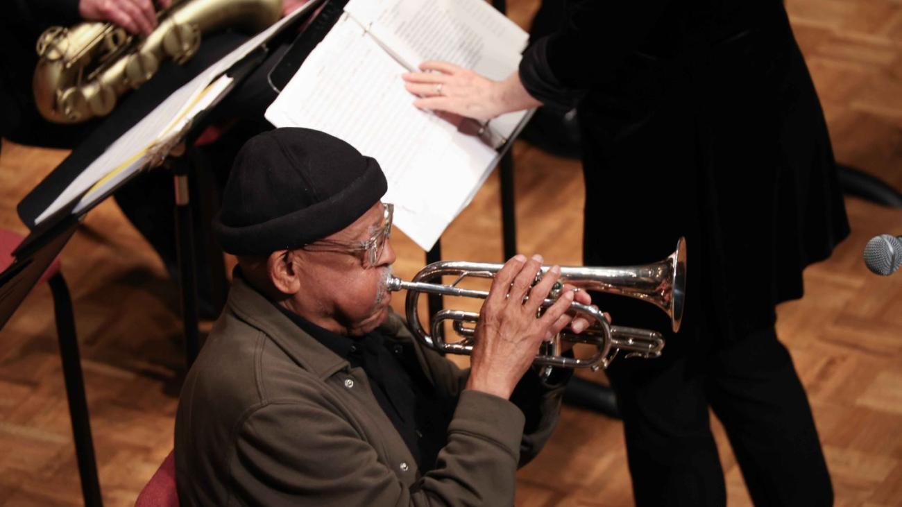 Bobby Bradford plays cornet