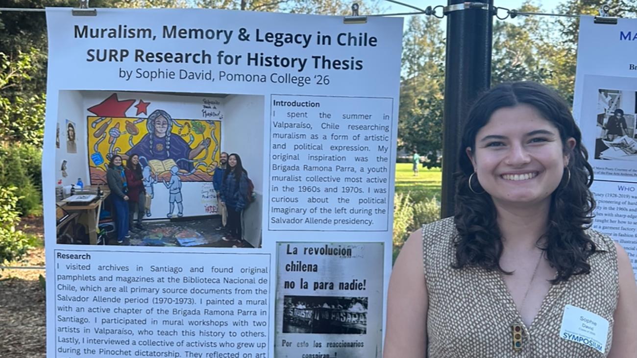 Sophie David ’26 and her research