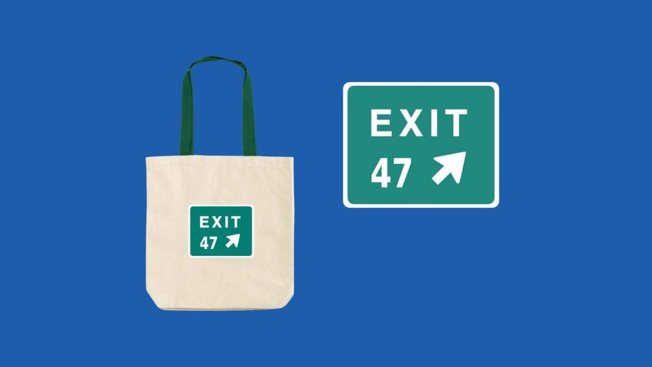 pomona inspired merch - tote and sticker