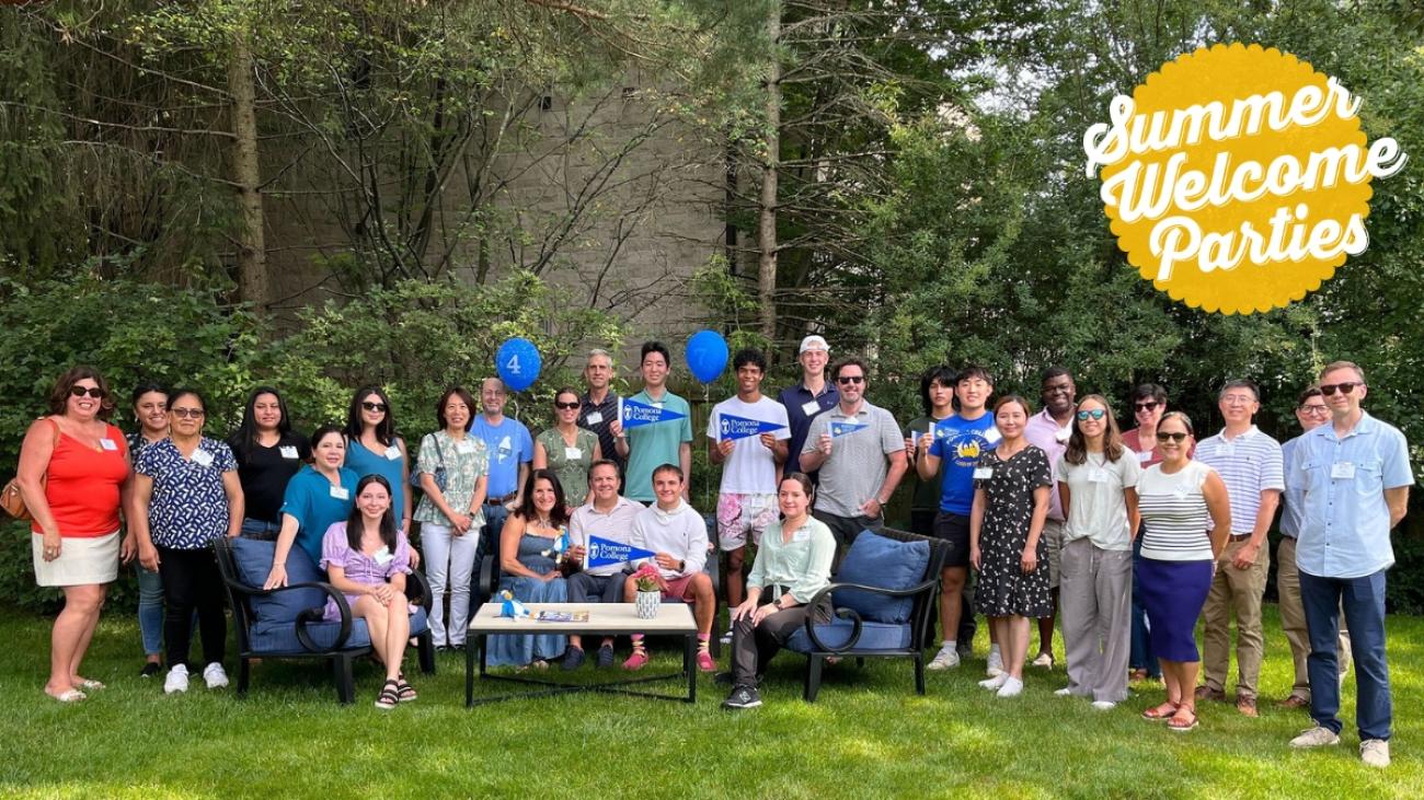 Families and Students at Summer Welcome Party