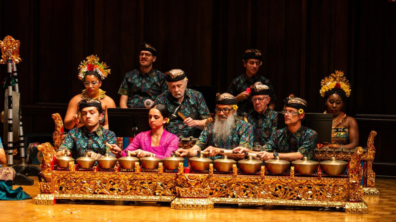 Pomona College gamelan performance