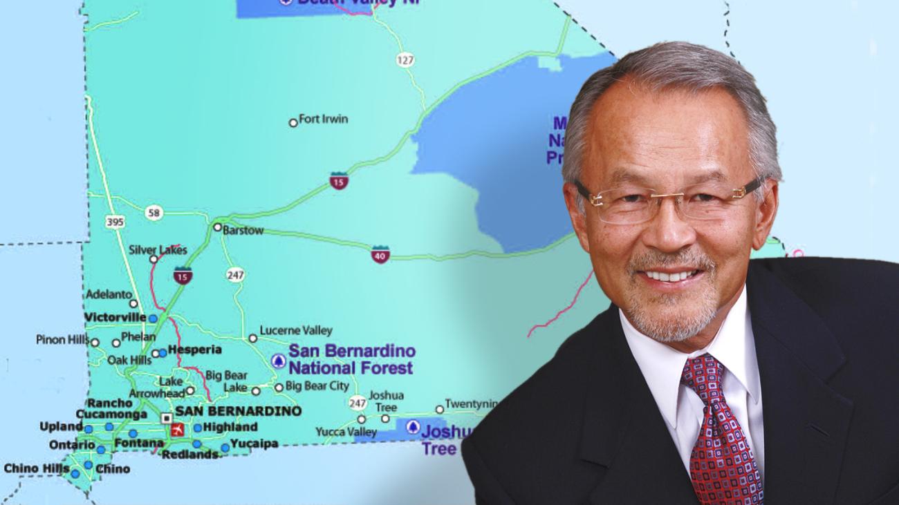 San Bernardino County map, Dr. Michael Sequeira