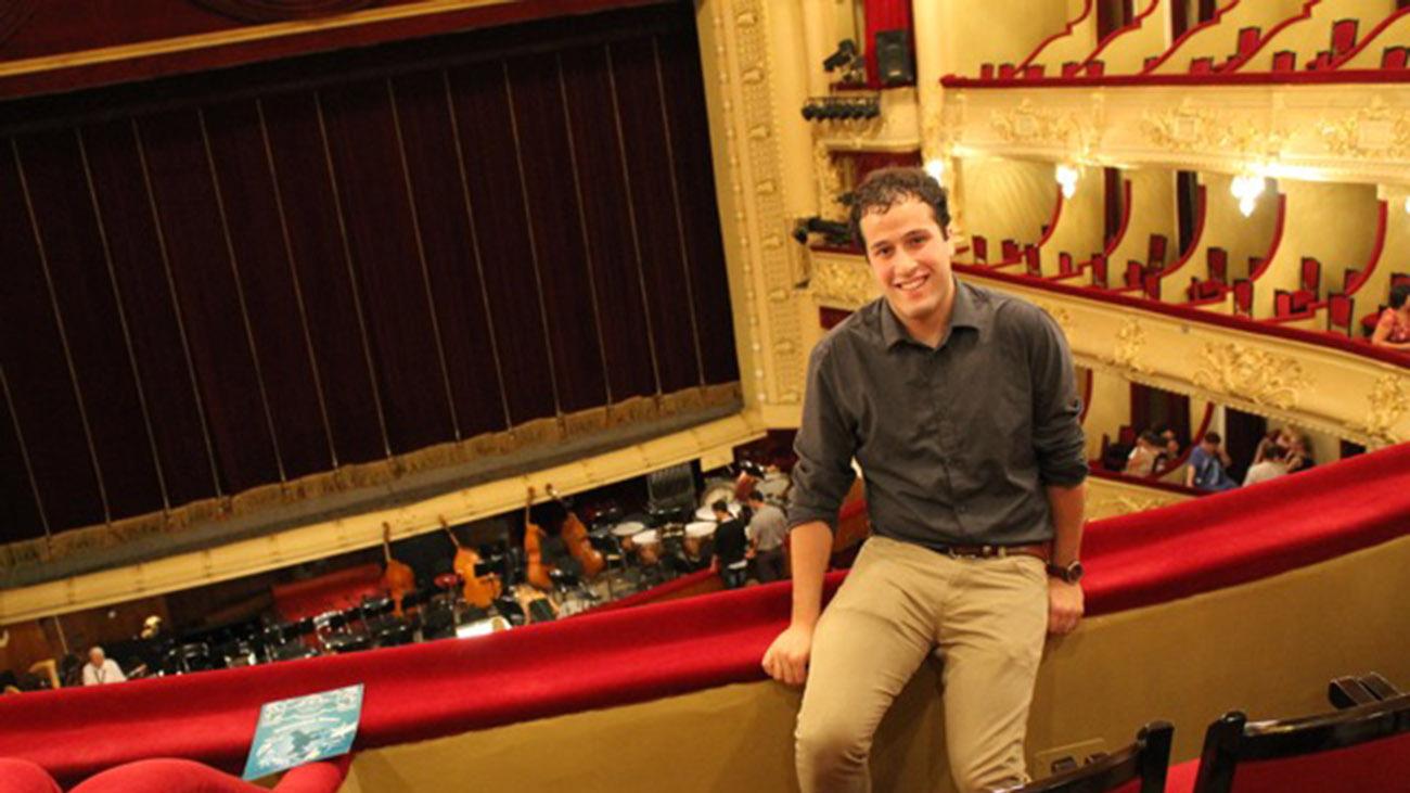 Photo of Ben Cohen in a Theater