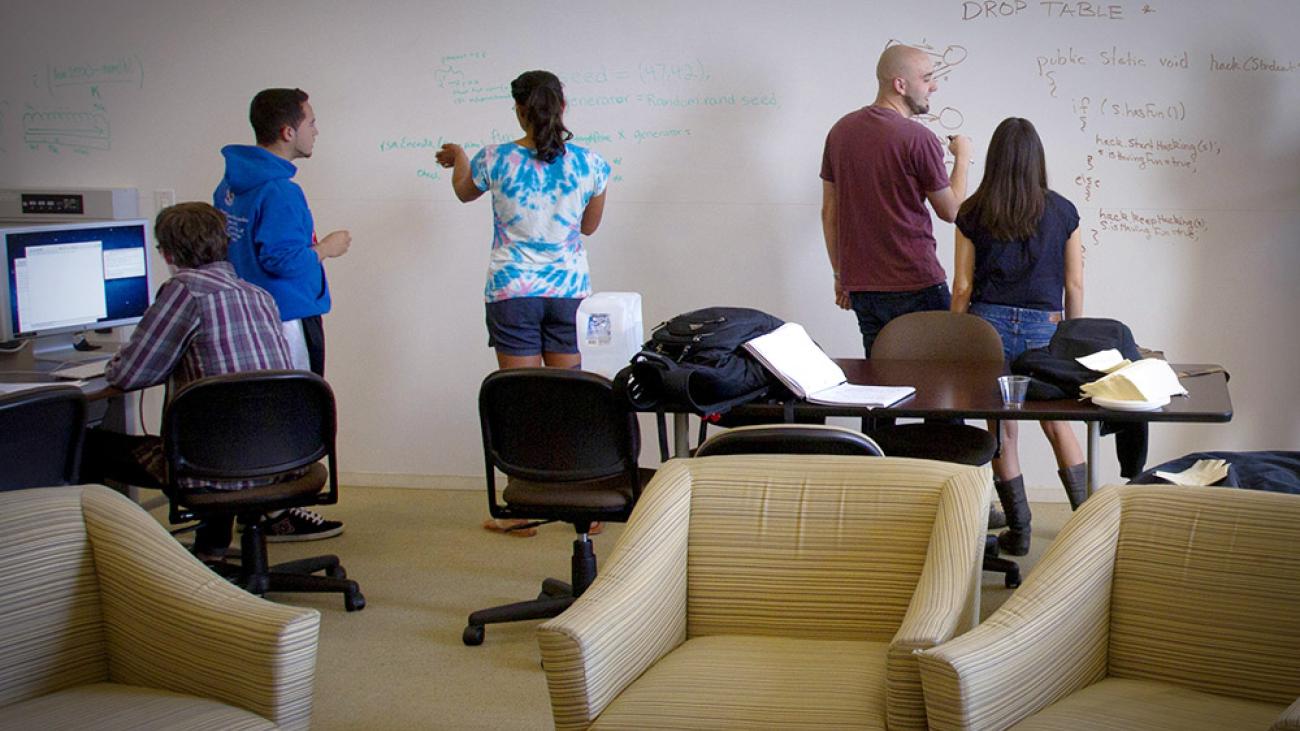 Students in the Computer Science Lab