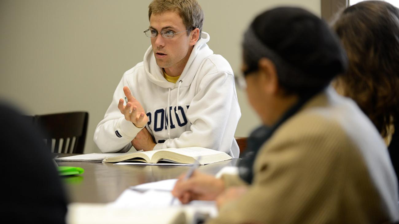 Greek class with Professor Benjamin Keim