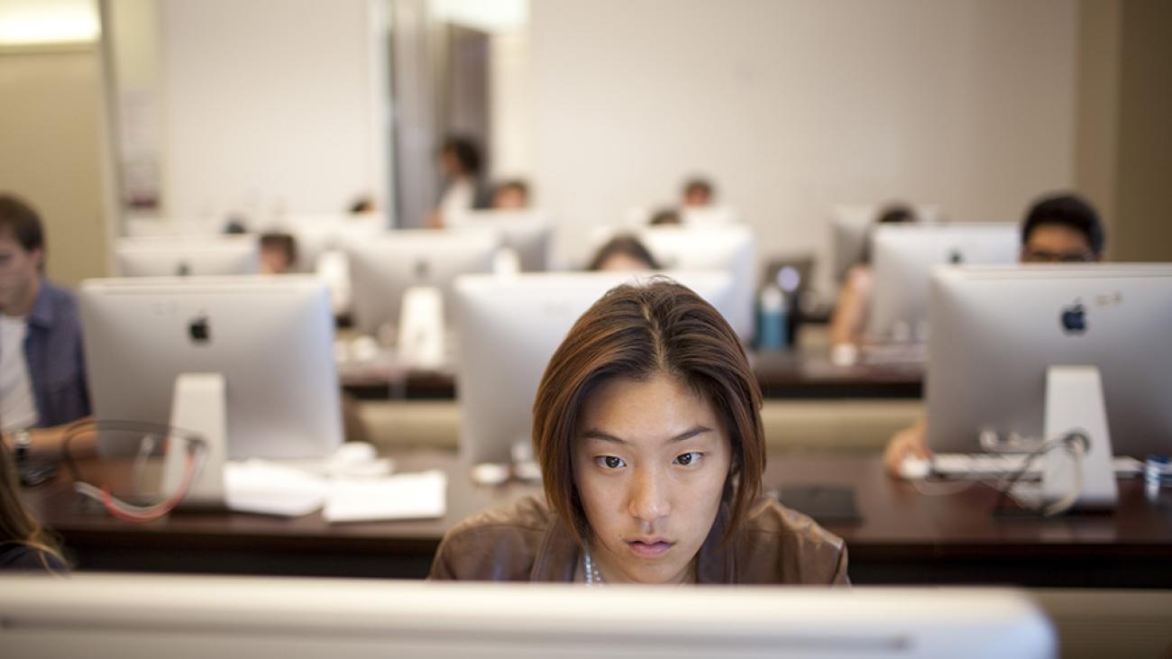 Students in the Computer Science Lab