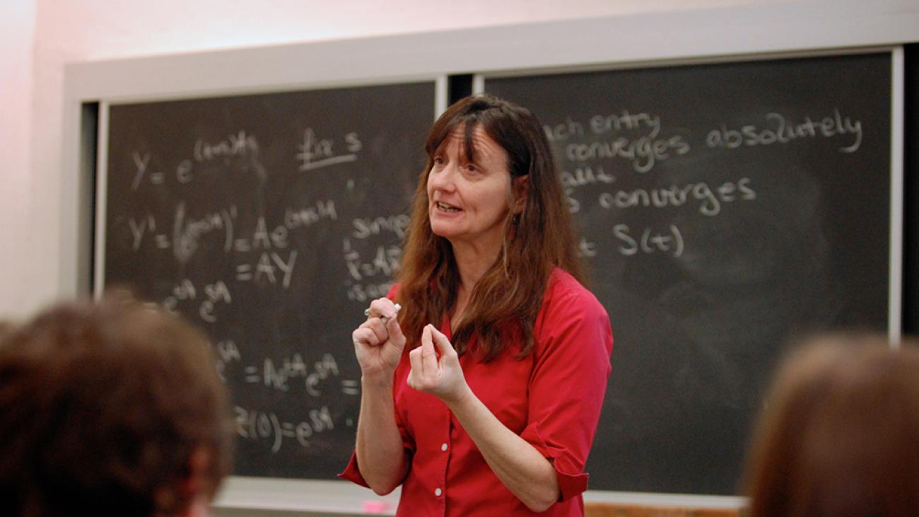 In class with Professor Ami Radunskaya