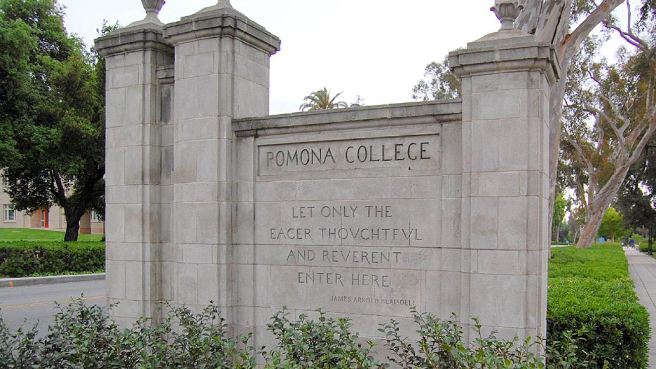 The College Gates at Pomona College