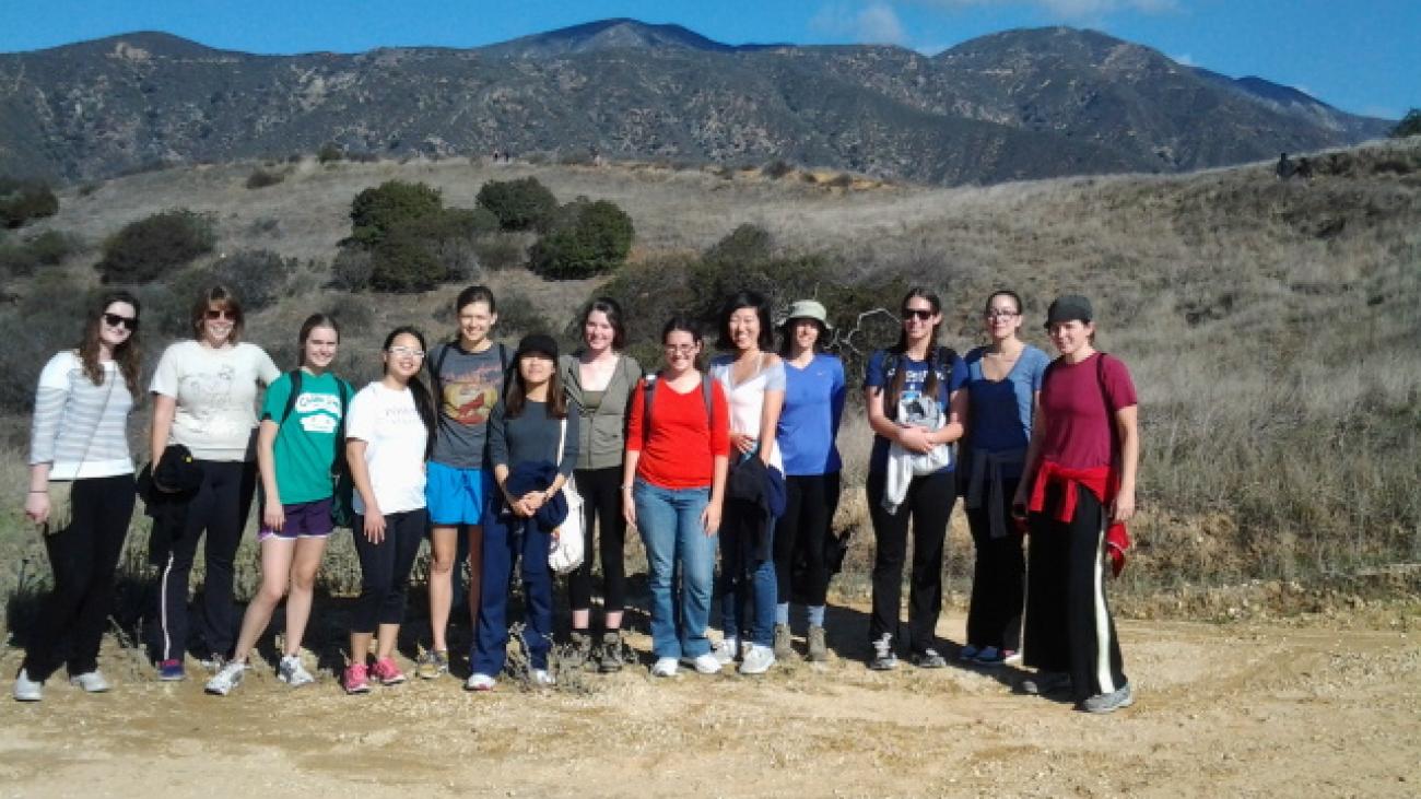 A group hike with Women and Philosophy