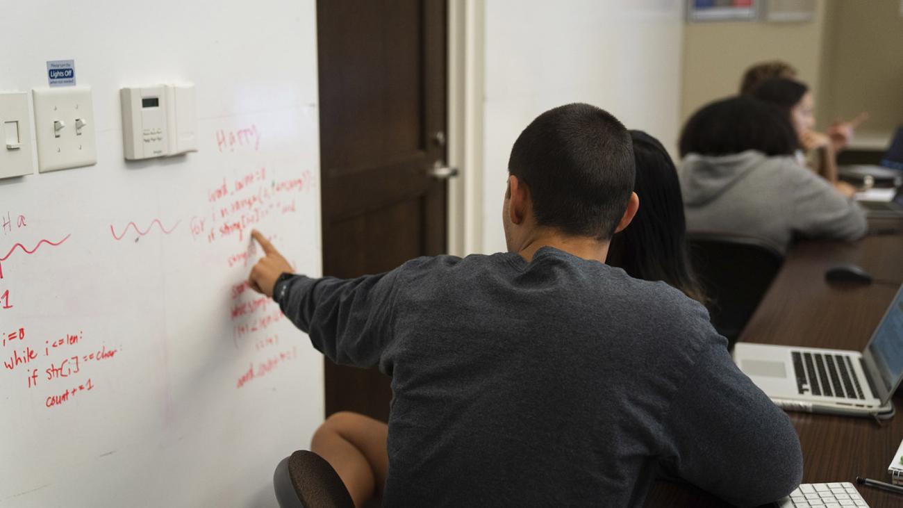 Students in the Computer Science Lab