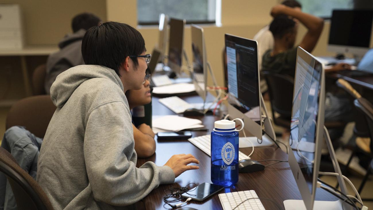 Students in the Computer Science Lab