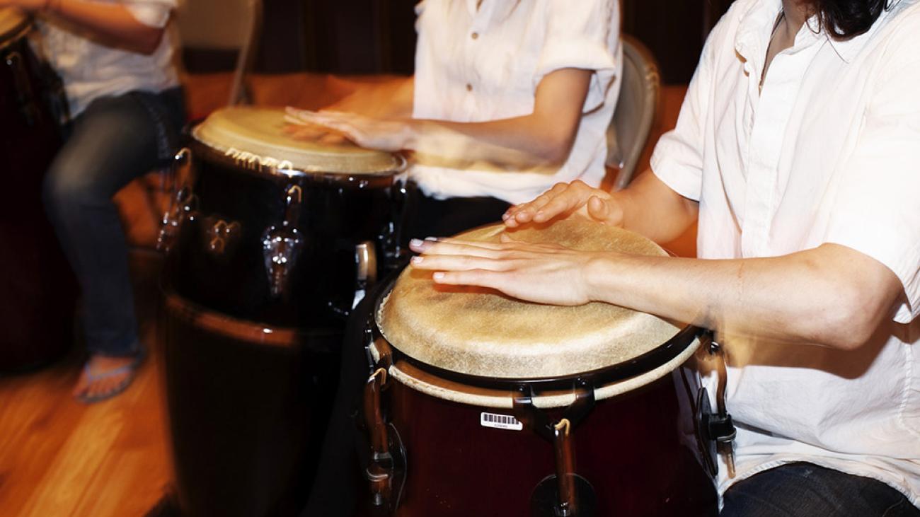 Afro-Cuban drumming class