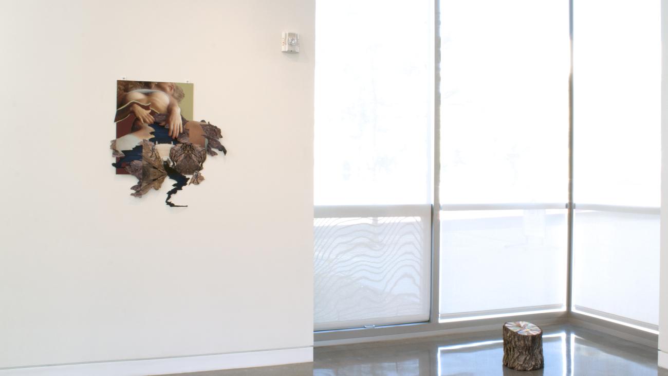 Installation view, west wall