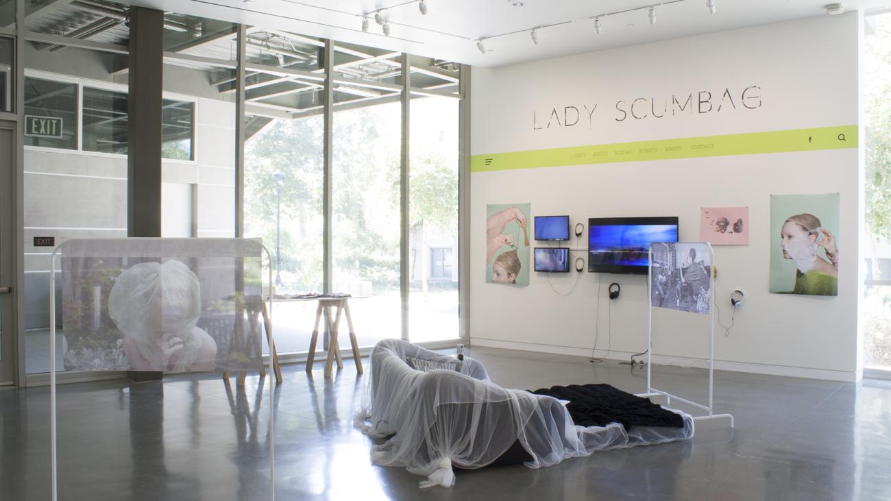 Installation view of Kim Ye show