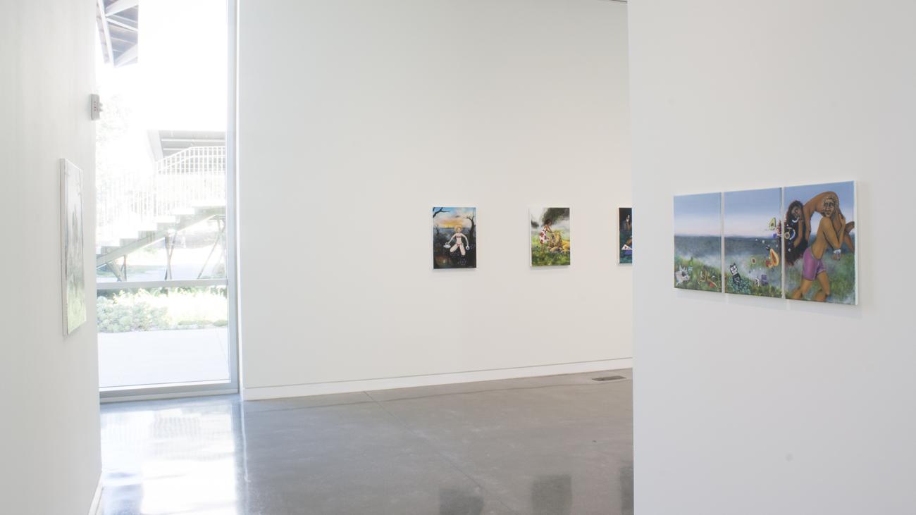 Installation view of Loren Holland show