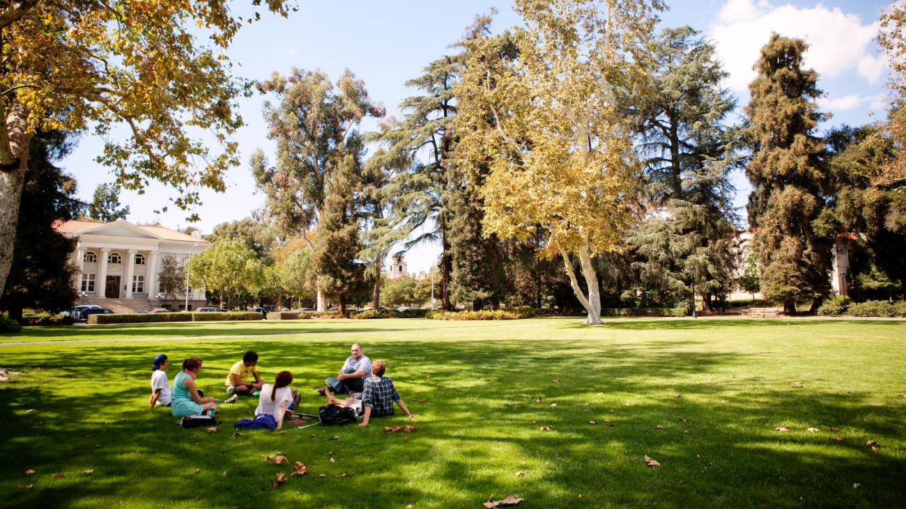 Students on Marson Quad