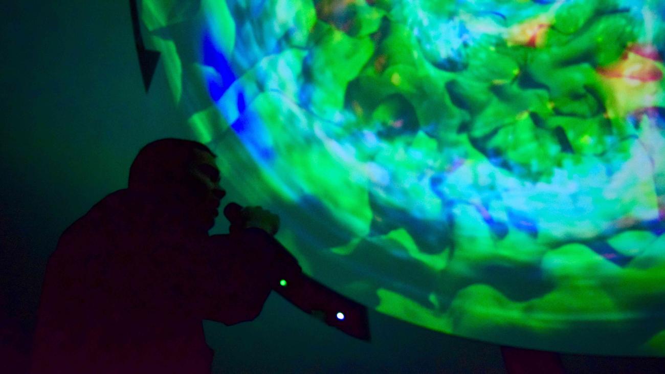 inside planetarium