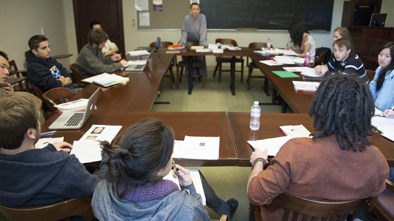 In class with Professor Zhiru Ng